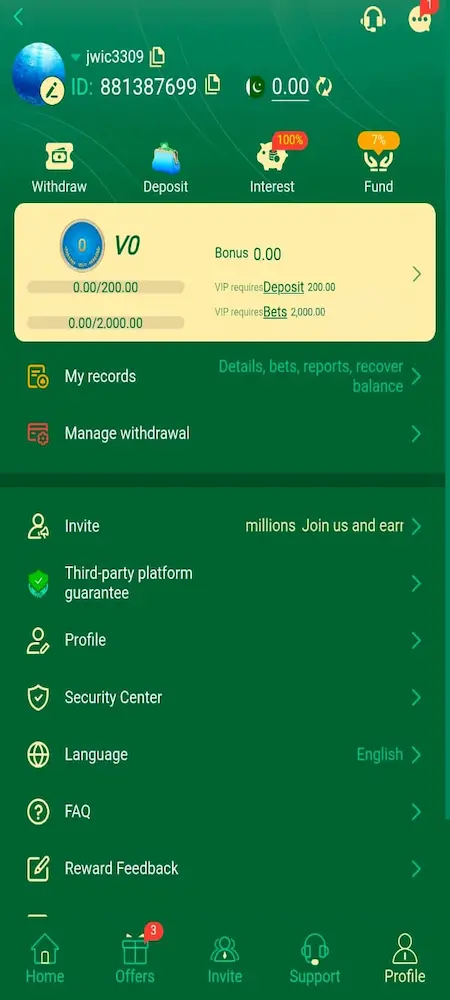 33D Game login