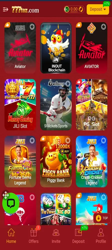 777TEZ Game APK
