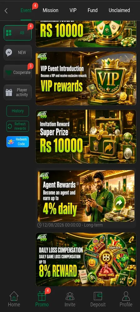 JEETO888 Game login