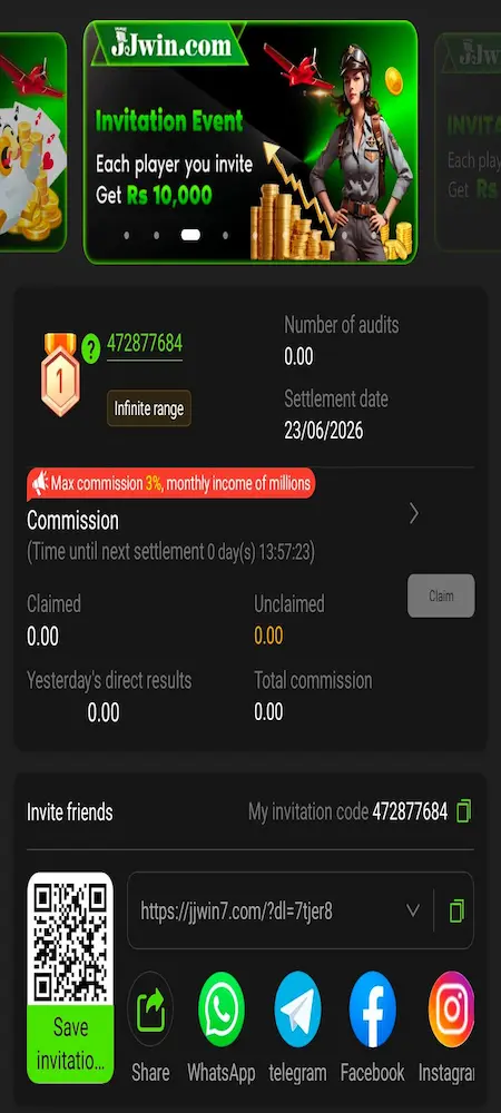 JJ WIN Game login