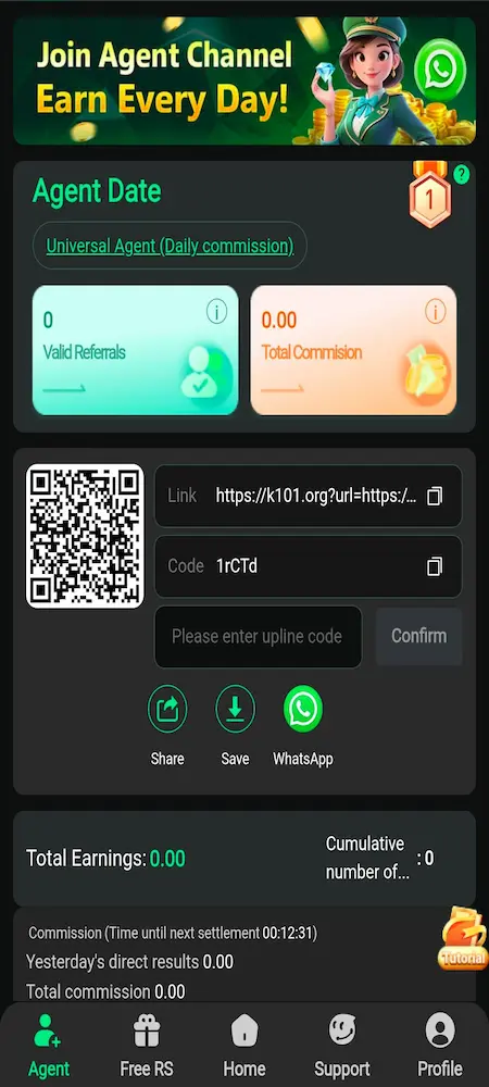 K1 Game login