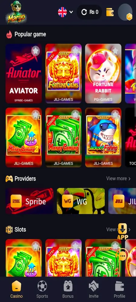 Margo Bet Game Apk