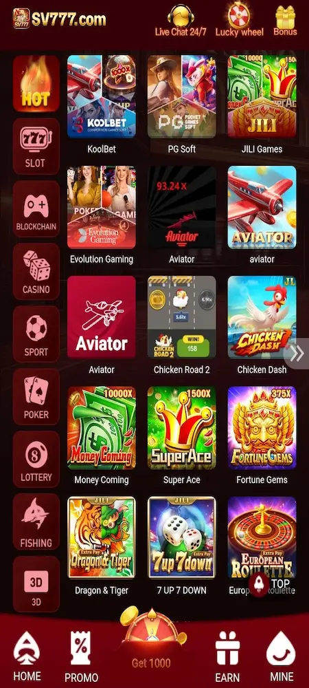 SV777 Game APK