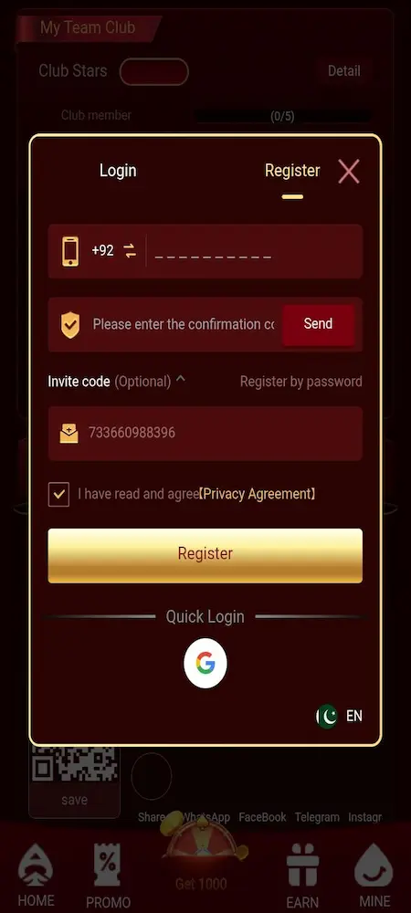 SV777 Game login