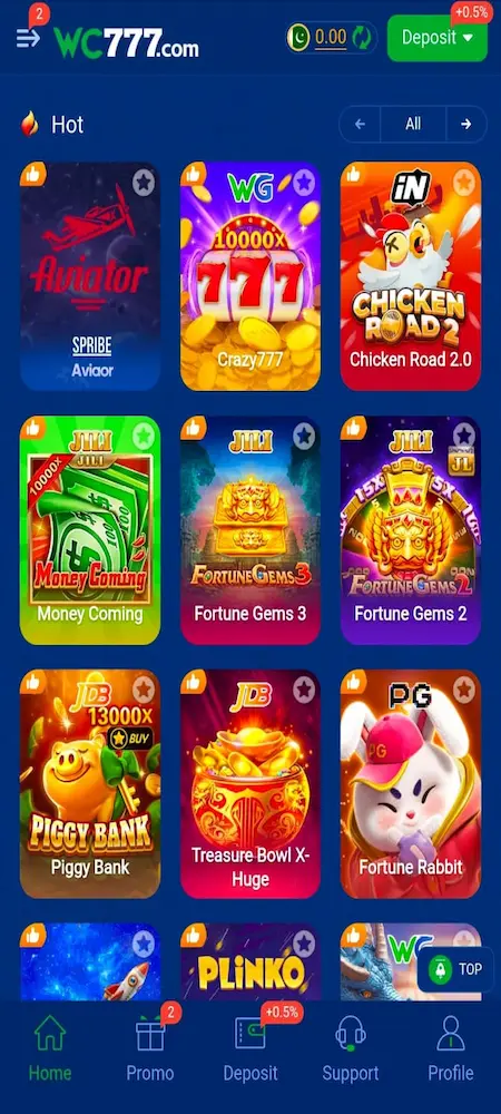 WC777 Game APK